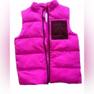 Cat & Jack Fuchsia Puffer Vest